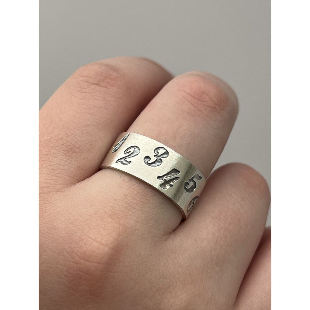 925 sterling silver Mexico Handmade band ring size 11